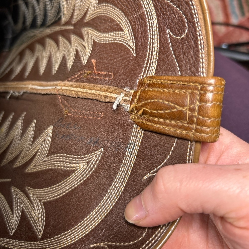 Vintage Paul Bond 04 Custom Cowboy Boots Men’s 11.5/12D Handmade Western USA - Picture 9 of 11
